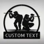 Custom Paintball Metal Sign