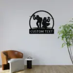 Custom Paintball Metal Sign