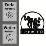 Custom Paintball Metal Sign