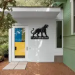 Custom Panther Metal Sign