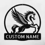 Custom Pegasus Metal Sign