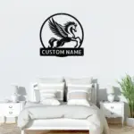 Custom Pegasus Metal Sign