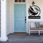 Custom Pelican Bird Metal Sign