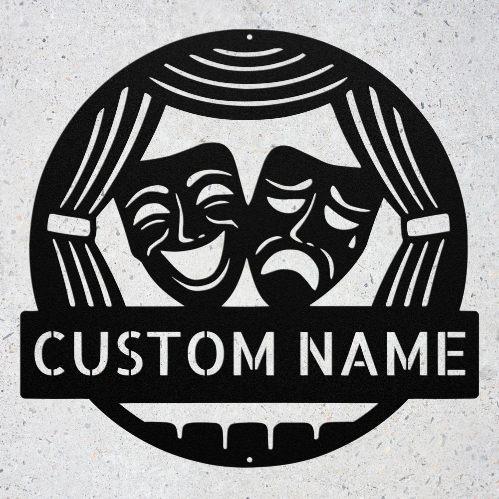 Custom Performing Arts Metal Sign Custom Performing Arts Metal Sign