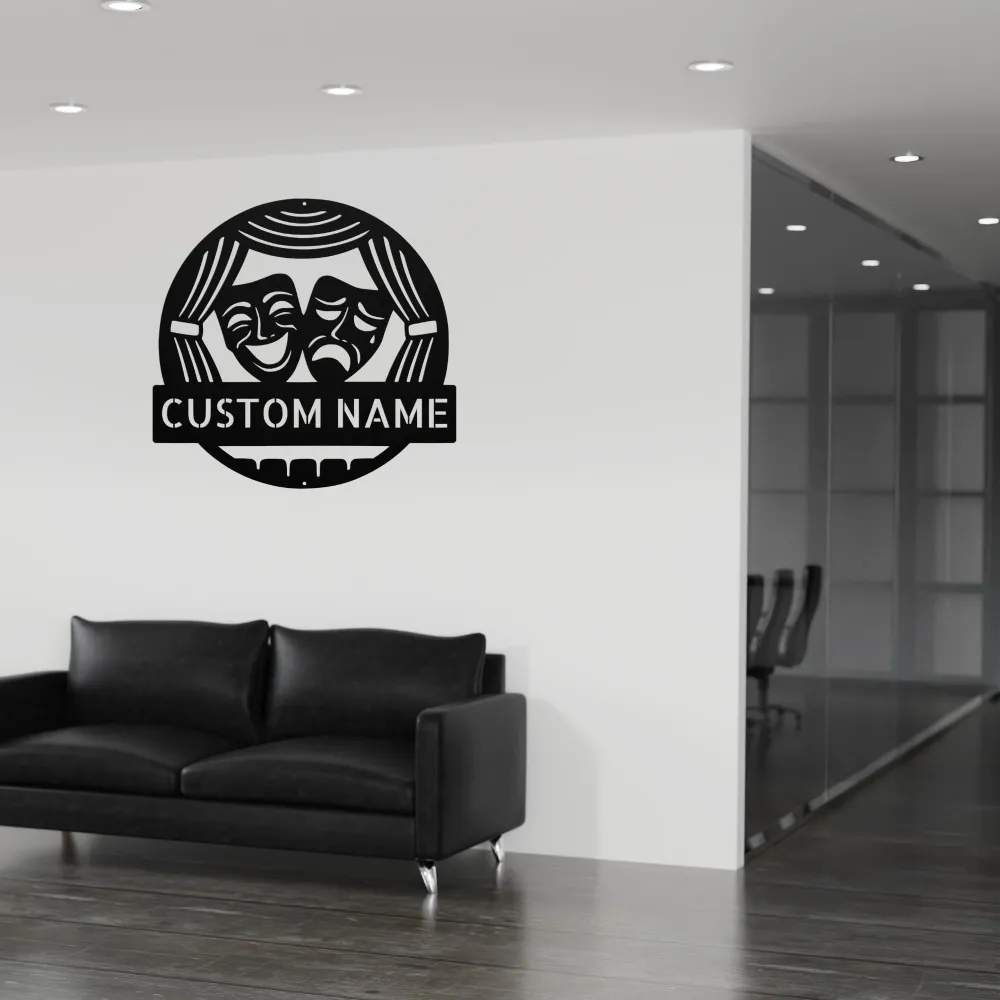 Custom Performing Arts Metal Sign Custom Performing Arts Metal Sign