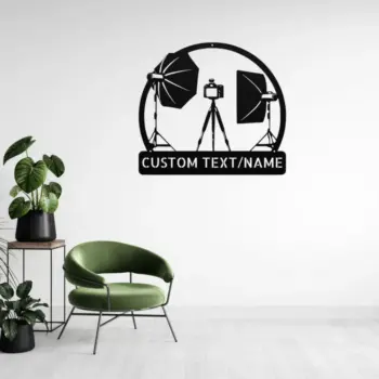 Custom Photography Studio Metal Sign