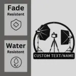 Custom Photography Studio Metal Sign