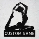 Custom Pilates Metal Sign