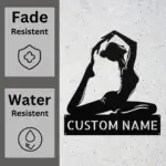 Custom Pilates Metal Sign