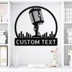 Custom Podcast Metal Sign