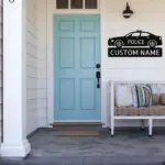 Custom Police Car Metal Sign