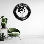 Custom Private Detective Metal Sign