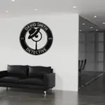 Custom Private Detective Metal Sign