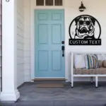 Custom Pug Dog Metal Sign