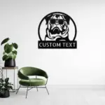 Custom Pug Dog Metal Sign
