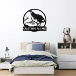 Custom Quail Bird Metal Sign
