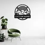 Custom Rainbow Metal Sign