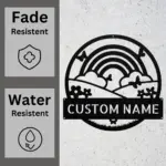 Custom Rainbow Metal Sign