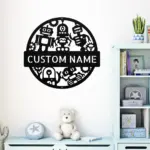 Custom Robot Metal Sign