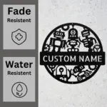 Custom Robot Metal Sign