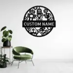 Custom Robot Metal Sign