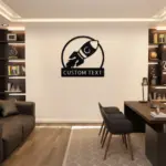 Custom Rocket Metal Sign