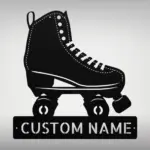 Custom Rollerblades Metal Sign