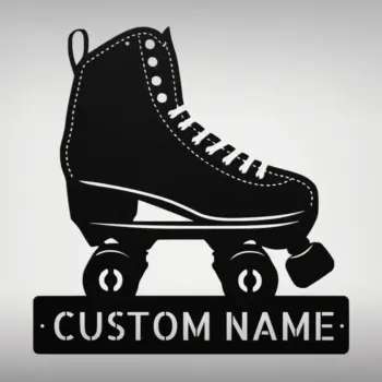 Custom Rollerblades Metal Sign