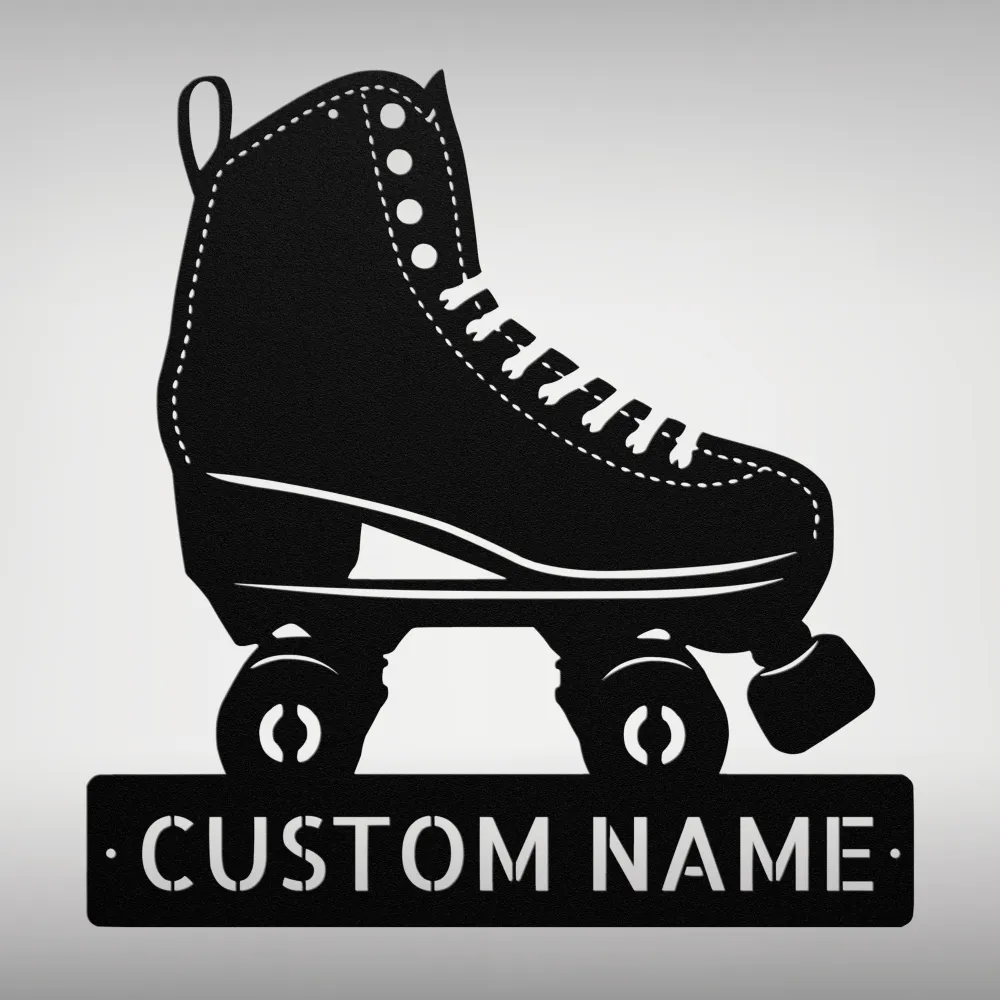 Custom Rollerblades Metal Sign Custom Rollerblades Metal Sign