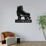 Custom Rollerblades Metal Sign