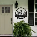 Custom Rolling Fields Metal Sign