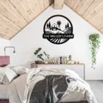 Custom Rolling Fields Metal Sign