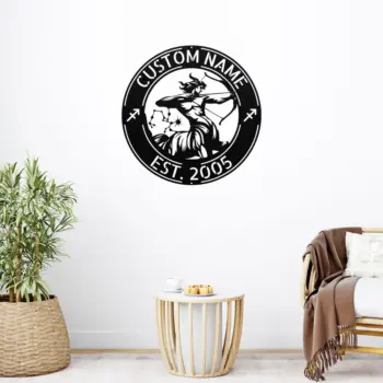 Custom Sagittarius Zodiac Metal Sign