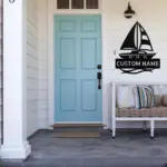 Custom Sailing Boat Metal Sign