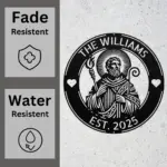 Custom Saint Judas Metal Sign