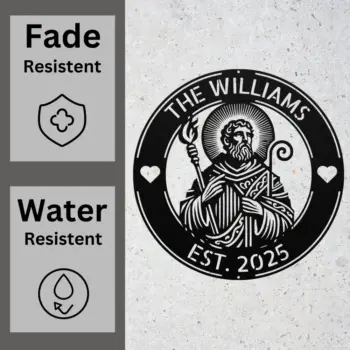 Custom Saint Judas Metal Sign