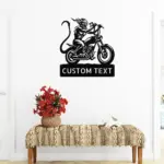 Custom Screaming Demon Sign