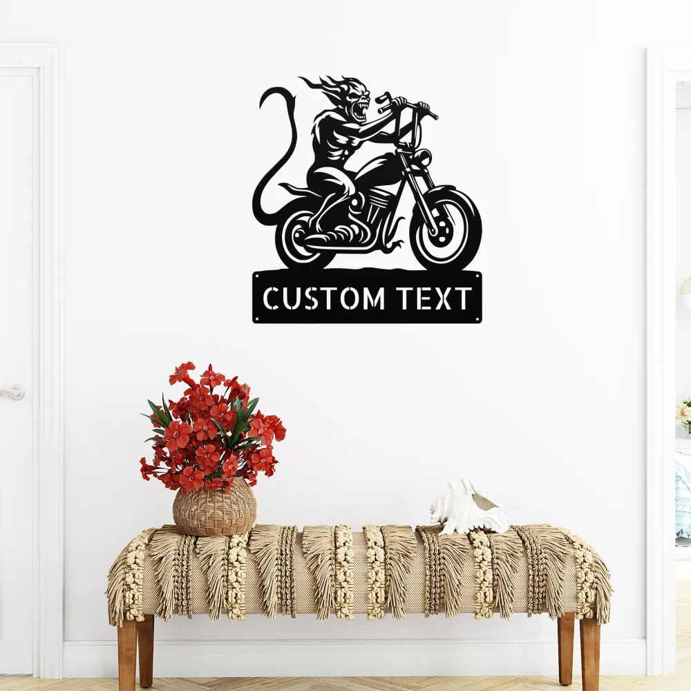 Custom Screaming Demon Sign Custom Screaming Demon Sign