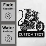 Custom Screaming Demon Sign