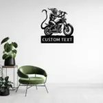 Custom Screaming Demon Sign