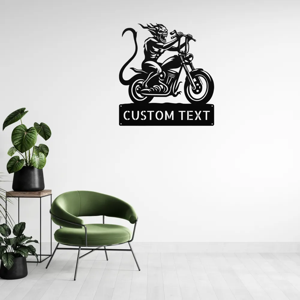 Custom Screaming Demon Sign Custom Screaming Demon Sign