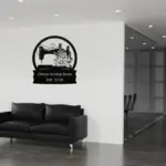 Custom Sewing Machine Metal Sign