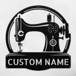 Custom Sewing Metal Sign