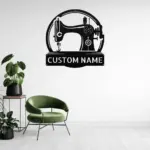 Custom Sewing Metal Sign