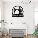 Custom Sewing Metal Sign