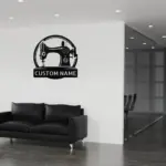 Custom Sewing Metal Sign