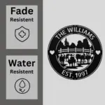 Custom Sheep Scene Metal Sign