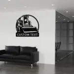 Custom Skid Steer Metal Sign