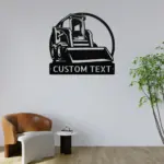 Custom Skid Steer Metal Sign