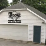 Custom Skull Mechanic Metal Sign